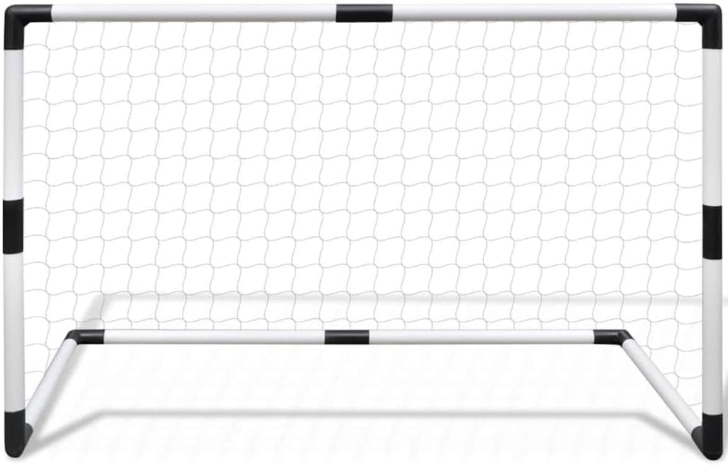 2er Set Mini-Fussballtor für Kinder, Fussballtor klappbar für Garten & Freizeit, inkl. Heringe, wett