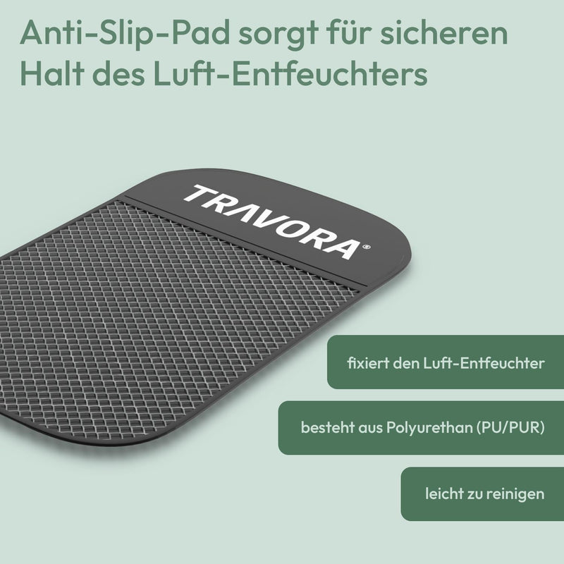 TRAVORA Luftentfeuchter Auto Kissen 1 kg mit Anti-Rutsch Pad - Entfeuchter Auto - Luftentfeuchter Au