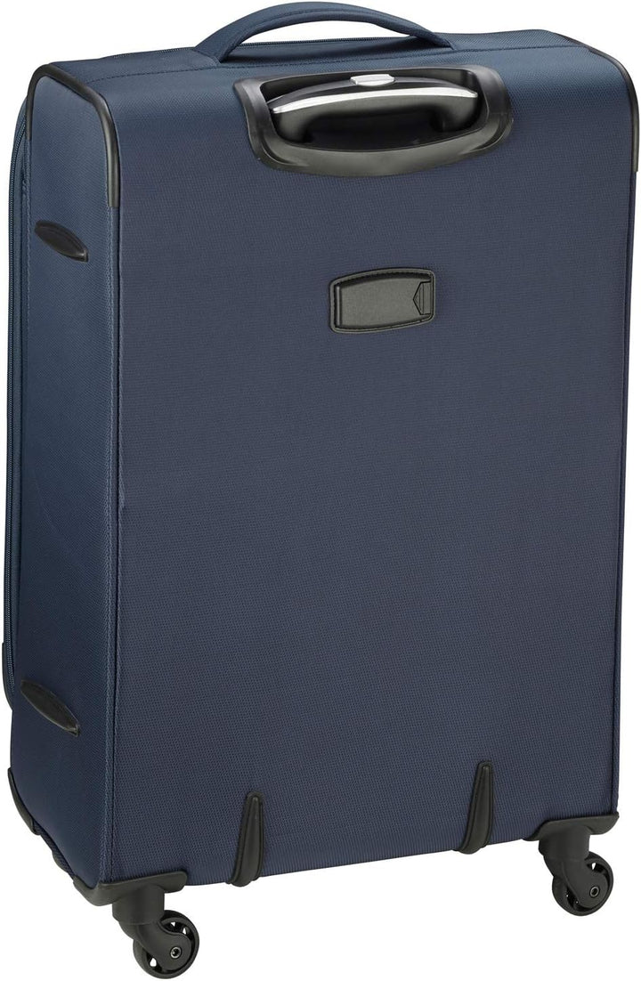 Bowatex Trolley Leicht gross 77 cm Stoff Rollen Koffer 120 Liter Schwarz