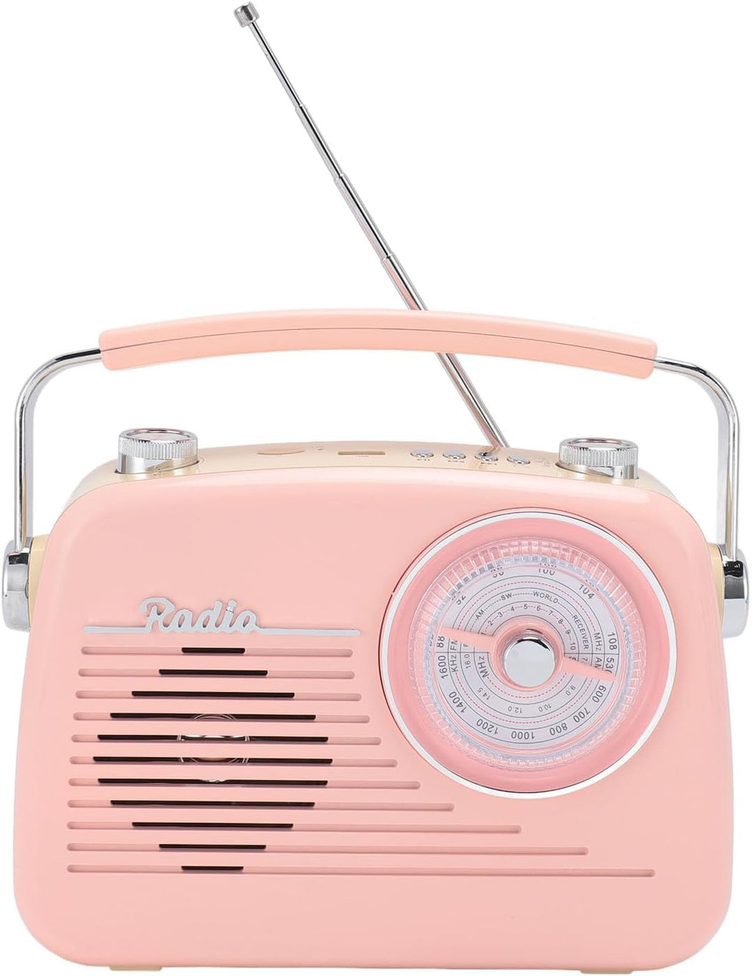Lautsprecher, Tragbares Retro-Radio, Vielseitiges 5.0, USB, FM AM SW -Radio mit Teleskopantenne, für