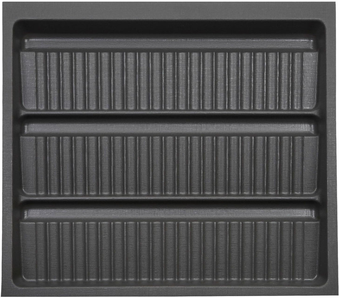 ORGA-BOX 3 Gewürzeinsatz Tiefe: 473 x Breite: 491 mm anthrazit mit Canvas Struktur für 60er Schublad