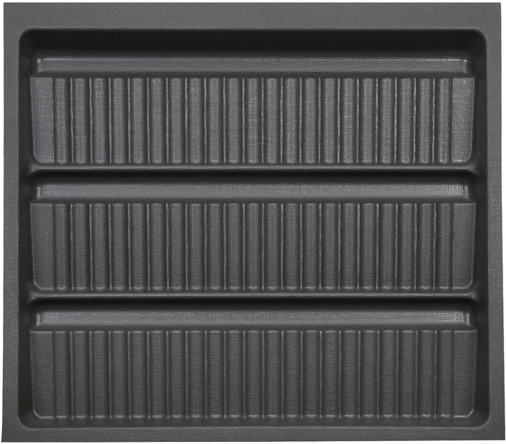 ORGA-BOX 3 Gewürzeinsatz Tiefe: 473 x Breite: 491 mm anthrazit mit Canvas Struktur für 60er Schublad