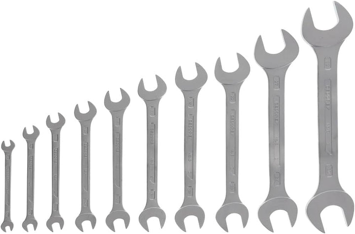 Doppelmaulschlüsselsatz 6-100 10-tlg.SW6-32mm CV-Stahl verchr.GEDORE 6 - 32 mm (10-teilig), 6 - 32 m