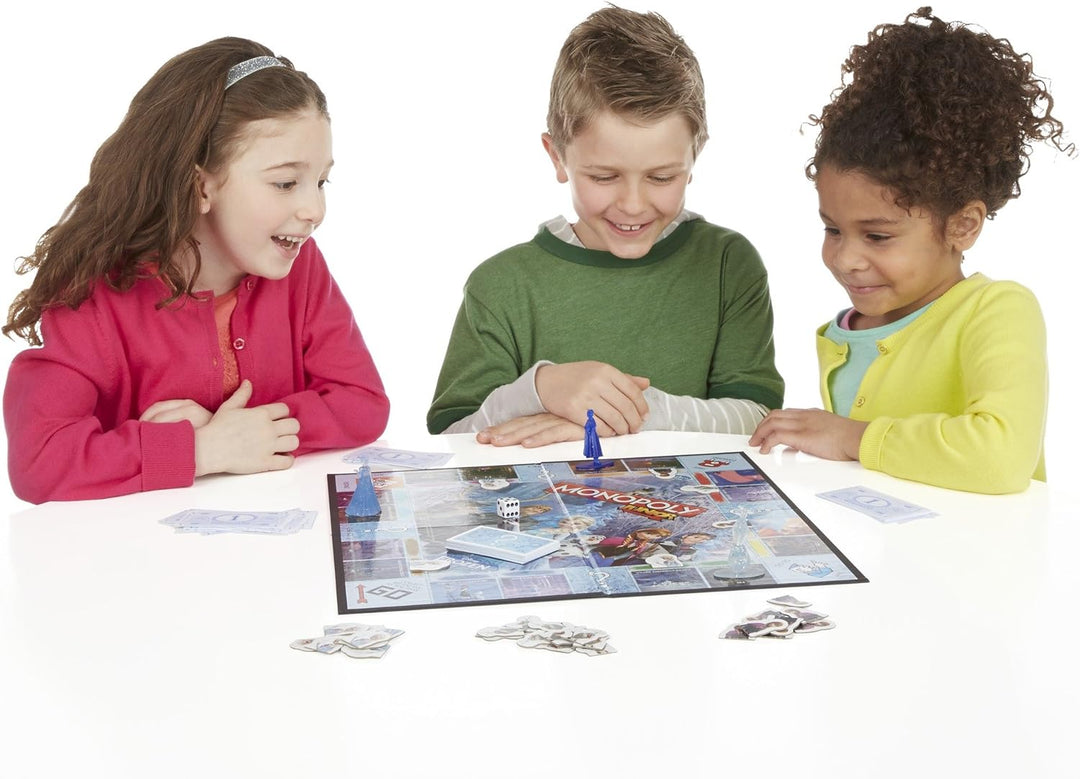 Hasbro Spiele B2247100 - Disney Die Eiskönigin - Monopoly Junior, Familienspiel