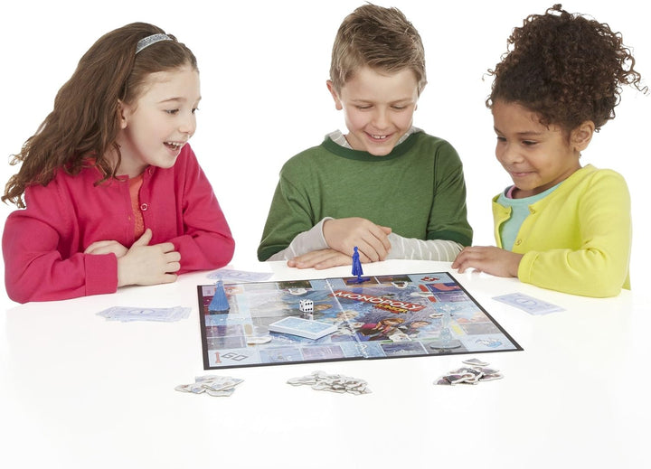 Hasbro Spiele B2247100 - Disney Die Eiskönigin - Monopoly Junior, Familienspiel