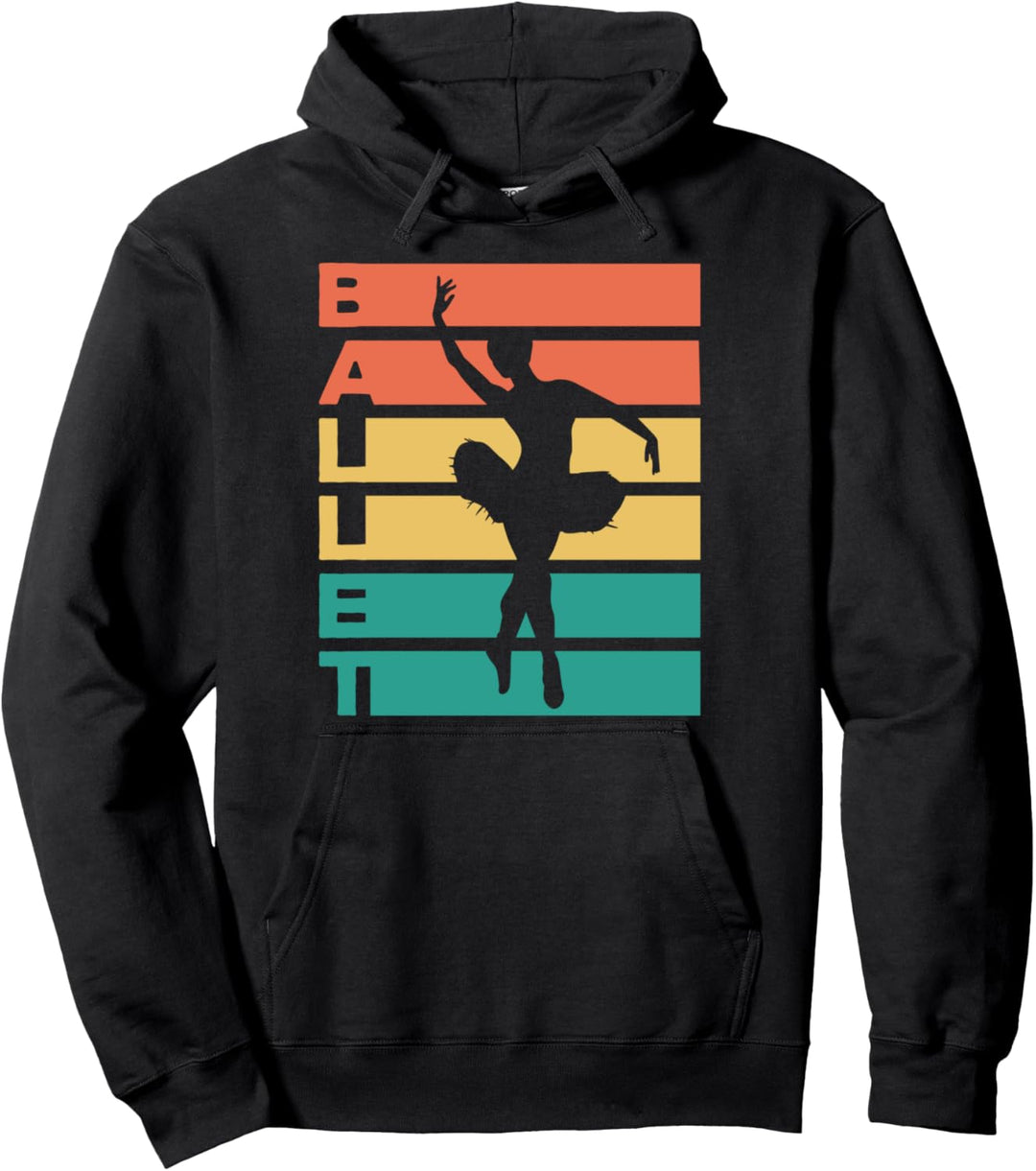 Retro Ballett Geschenk für Ballerinas & Balletttänzer Pullover Hoodie