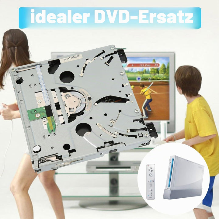 Original DVD-Laufwerk-Ersatz für Wii D2A D2C D2E D2 D2D-Spielkonsole Plug-and-Play-Einheit, für Wii-