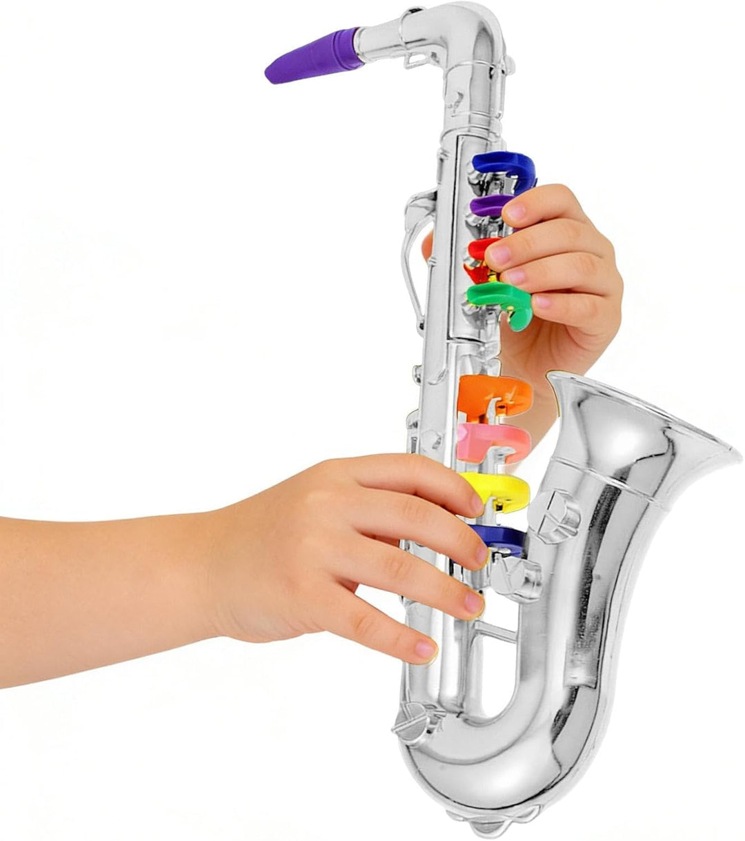 Trompete für Kinder, Spielzeug Saxophon, Kinder Vorschul Musikspielzeug Geschenk Wind Instrument, Bl