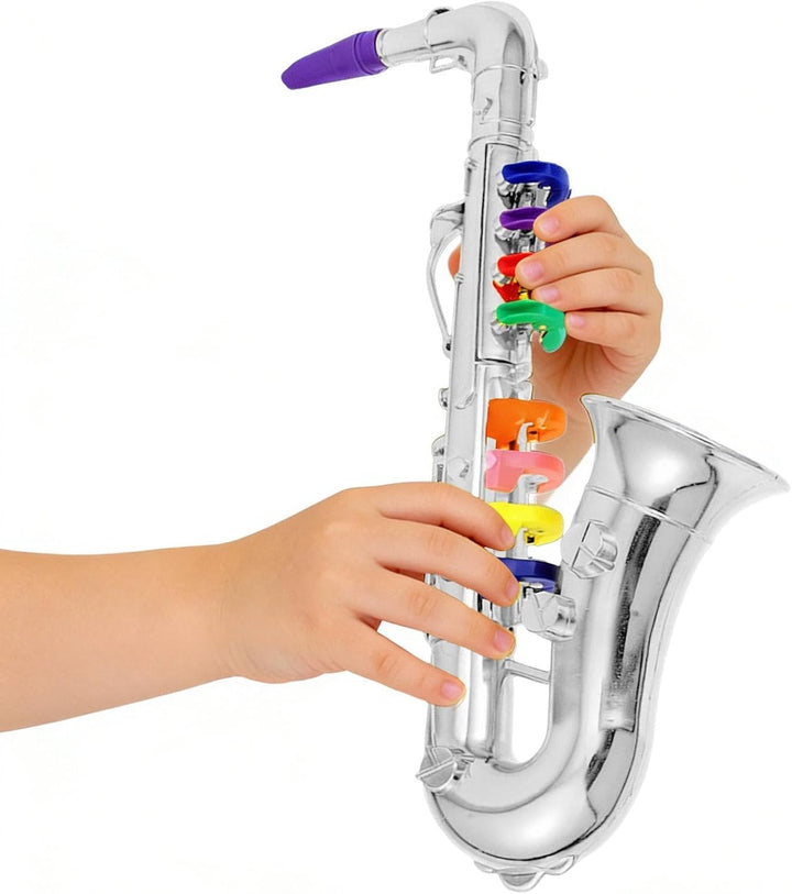 Trompete für Kinder, Spielzeug Saxophon, Kinder Vorschul Musikspielzeug Geschenk Wind Instrument, Bl