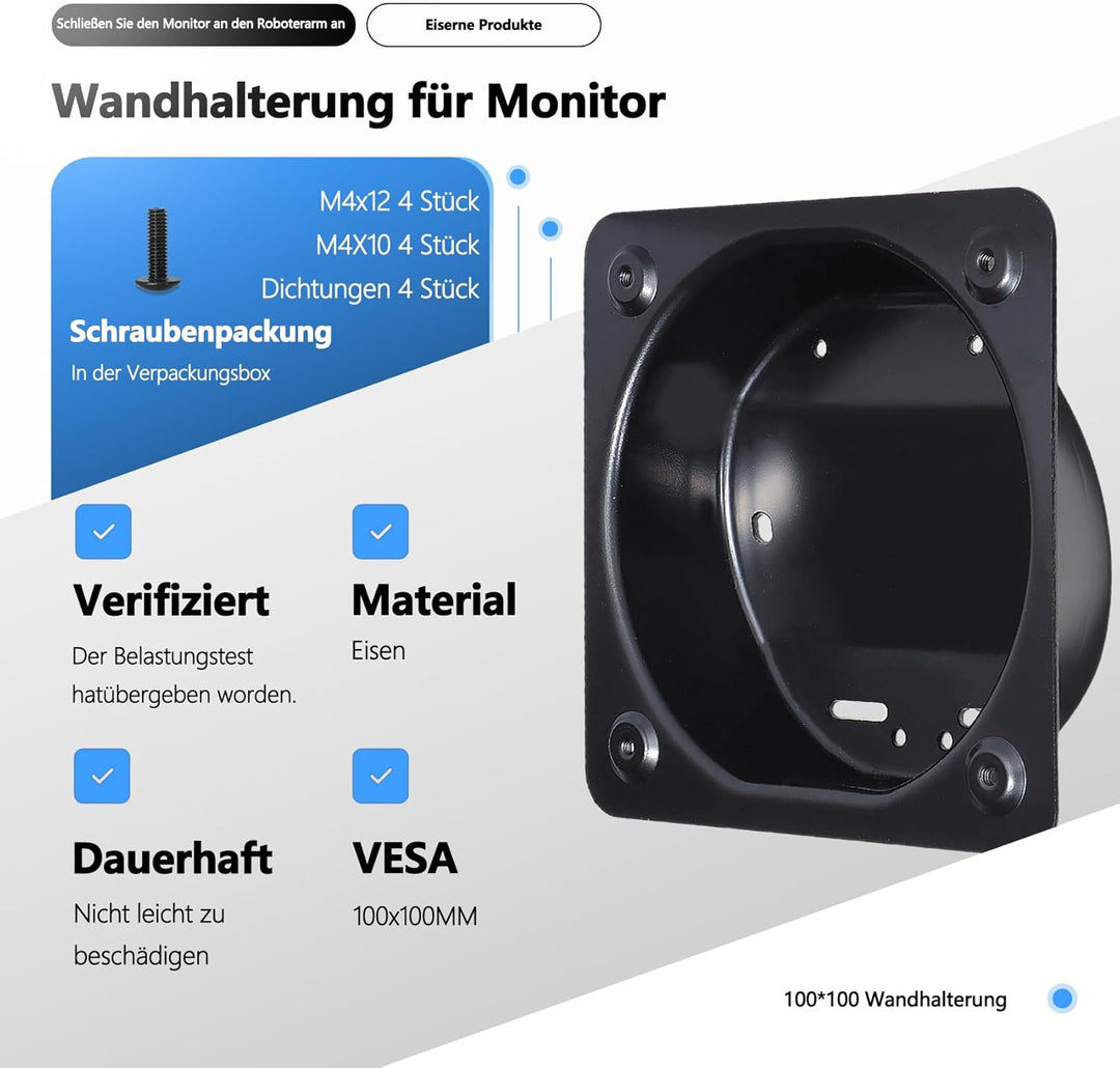 Odyssey OLED G9 VESA-Halterungsadapter kompatibel mit Samsung Odyssey OLED G9 49-Zoll-Monitor (passe