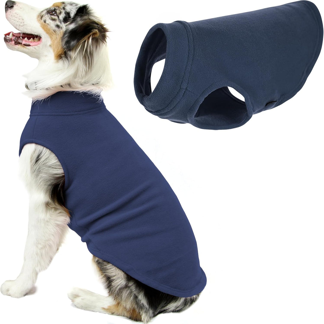 Gooby Hundepullover aus Stretch-Fleece, Warmer Pullover, Fleece-Hundejacke, Winter-Hundekleidung für