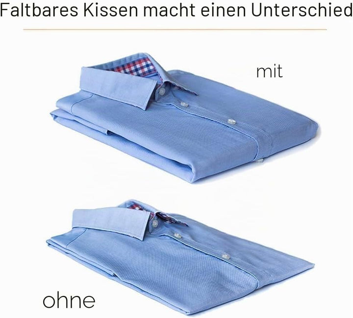 Packshi® - Reiseetui mit Harter Hülle für Hemden mit doppelseitigem Klapp-Pad. Das EINZIGE wirklich