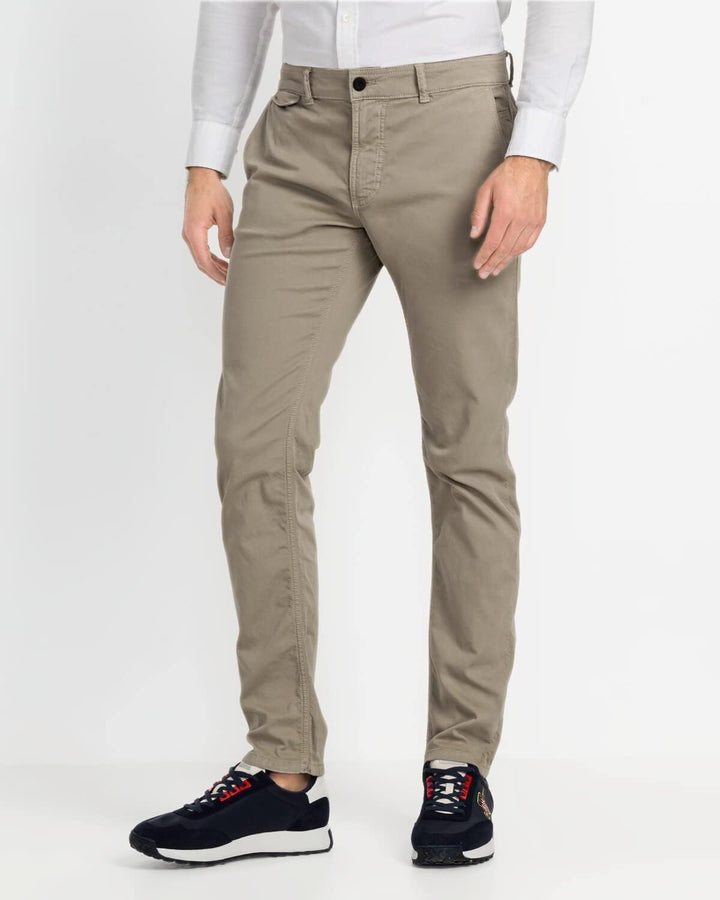camel active Herren Klassische Hose 35W / 34L Wood, 35W / 34L Wood