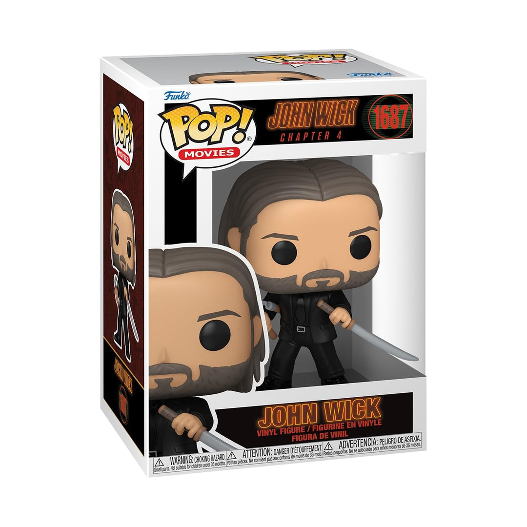 Funko Pop! Movies: John Wick 4 - John Wick - Vinyl-Sammelfigur - Geschenkidee - Offizielle Handelswa