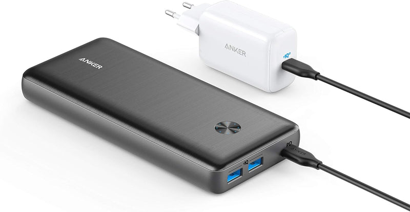 Anker 737 Powerbank(PowerCore 26K für Laptop) mit PD Netzteil, Power Delivery Ladeset für USB-C MacB