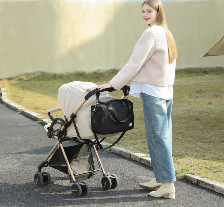 Miss Lulu Wickeltasche für Kinderwagen Wasserdichte Multifunktionale Babytasche mit Kinderwagenhaken