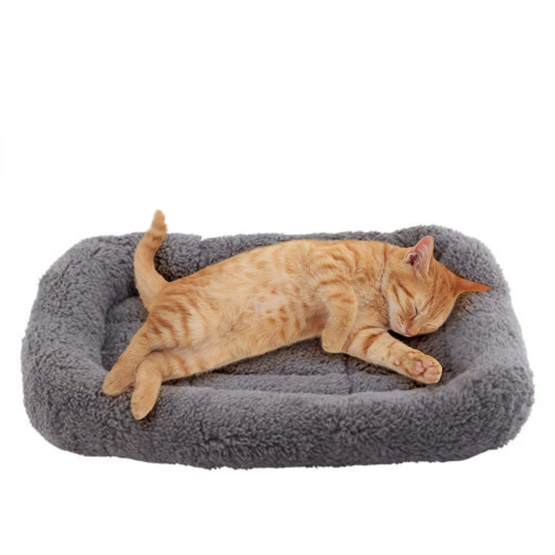 Enjoying Katzenbett Quadrat 38 X 26 cm, Wärme Katzenschlafplatz für Kleinen Hunde Katze Hasen, Sanft