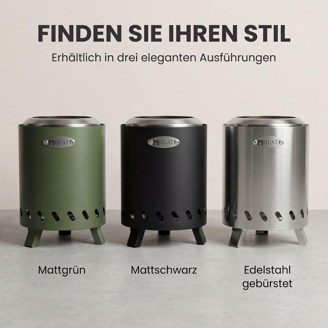 Heat Rokfri Rauchfreier Feuerkorb - Rauchfreie Feuerschale Klein - Tisch Feuerstelle - Fire Pit Outd