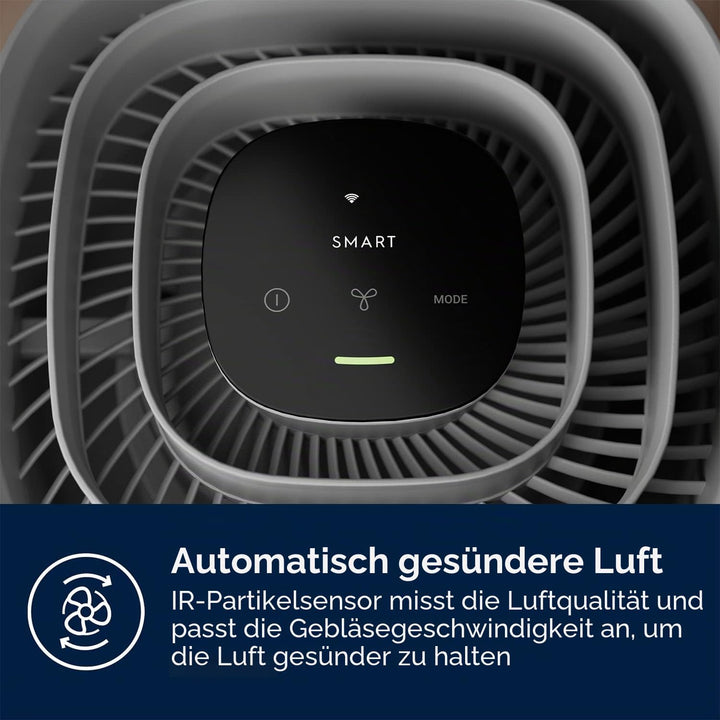 Electrolux Pure 500 Luftreiniger Modell EPO50371UG, Wi-Fi, 3.5 kg, leise um 20 dB, reinigt die Luft
