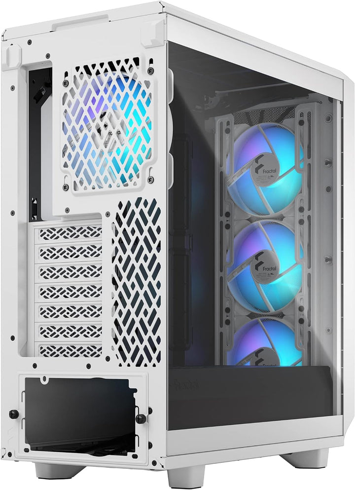 Fractal Design Meshify 2 Compact White TG Clear Tint - RGB, FD-C-MES2C-08 RGB White TG Clear Tint