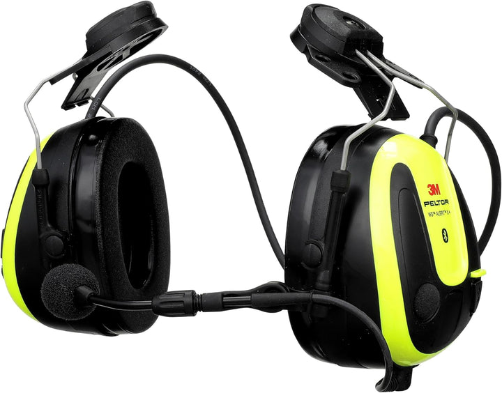 3M PELTOR WS ALERT X+ App, Leuchtendes Gelb, Headset, Kopfband, Helmbefestigung, Bluetooth, MRX21P3E