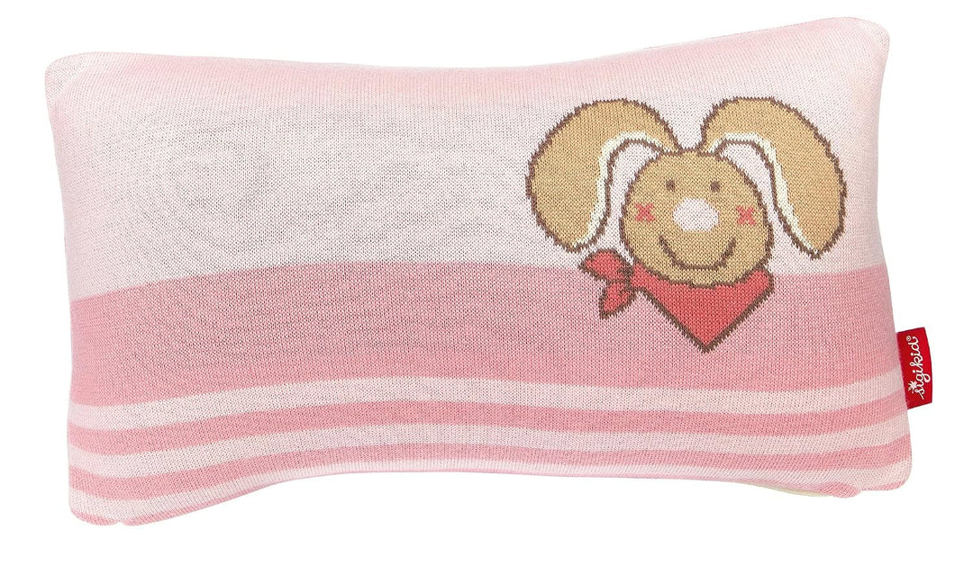 sigikid Strickkissen Häschen DubbiDuu, Kuschelkissen zum Spielen und als Deko im Kinderzimmer Bezug