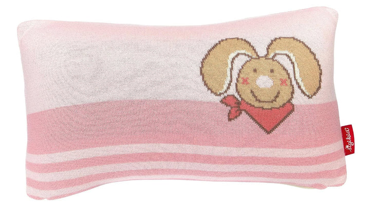 sigikid Strickkissen Häschen DubbiDuu, Kuschelkissen zum Spielen und als Deko im Kinderzimmer Bezug