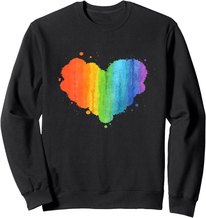 LGBT Gay Lesbian Pride Regenbogen Flagge Stolz Monat Sweatshirt