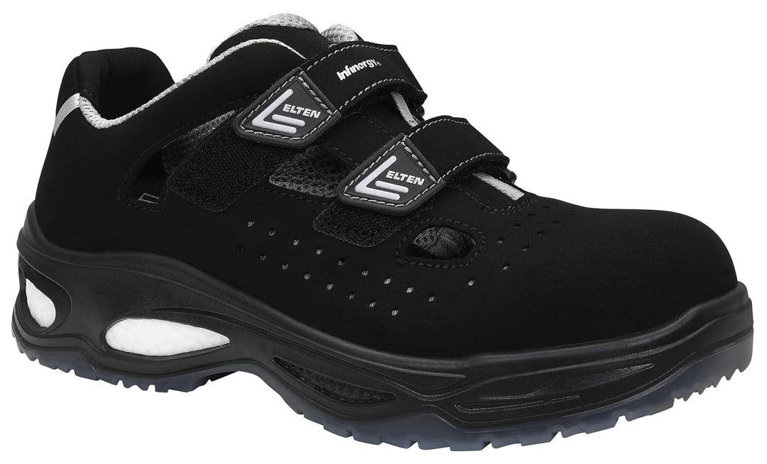 ELTEN Sicherheitsschuhe Ethan Easy ESD S1, Damen und Herren, Textil, Kunststoffkappe (Leichter als S