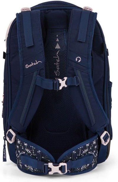 satch Match Schulrucksack Set 3tlg. inkl. Schlamperbox u. Sportbeutel Bloomy Breeze, Bloomy Breeze