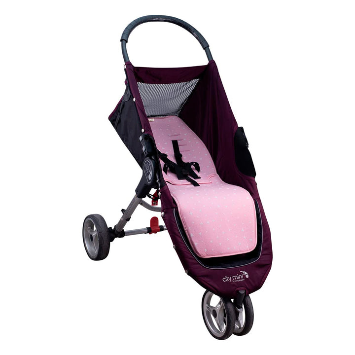 JYOKO KIDS Sitzauflage kompatibel mit Joolz und City Mini, City mini GT2 (Pink Sparkles), Pink Spark