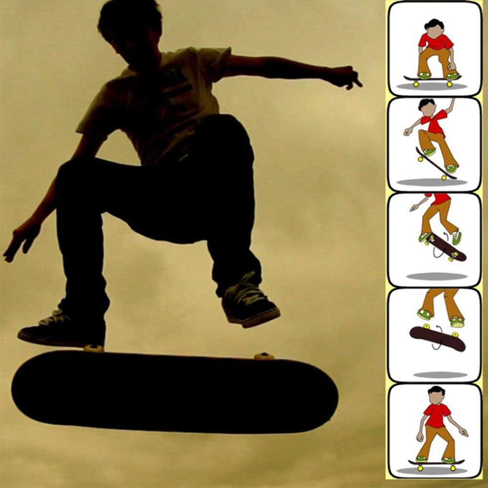 Willonin Skateboard Komplettboard mit ABEC-7 Kugellager 9-lagigem Ahornholz für Kinder Jungendliche