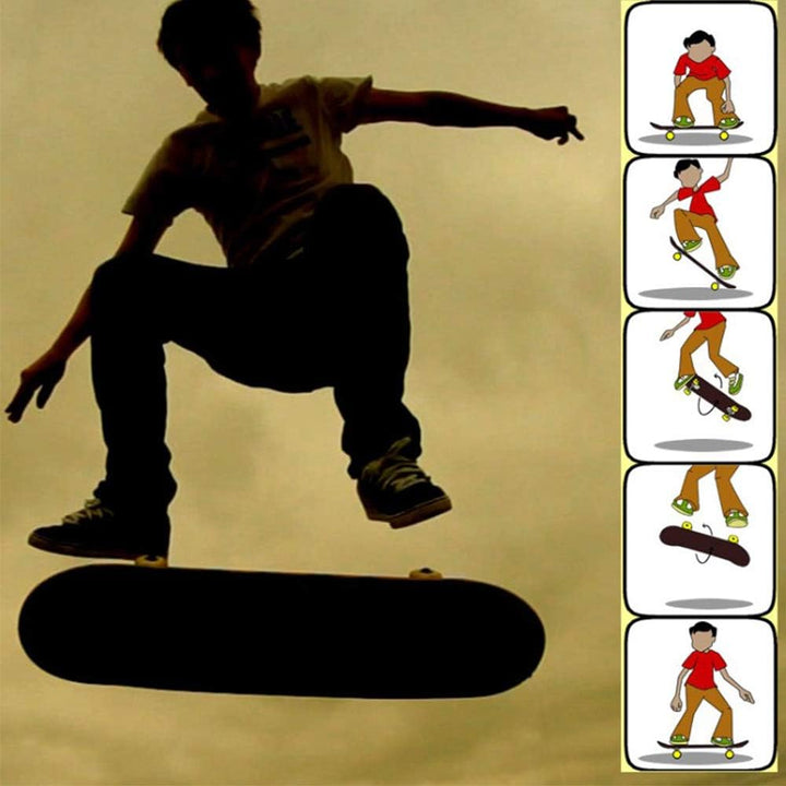 Willonin Skateboard Komplettboard mit ABEC-7 Kugellager 9-lagigem Ahornholz für Kinder Jungendliche