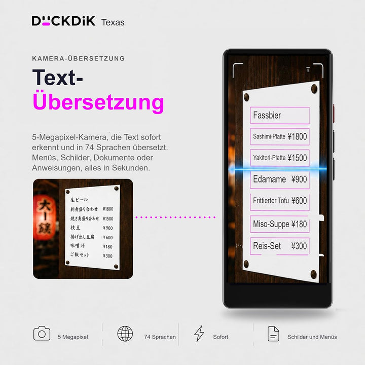 Texas Pro, Sofort-Sprachübersetzer mit KI + App Offline-Übersetzung Lebenslang Inklusive (Wert 120€/