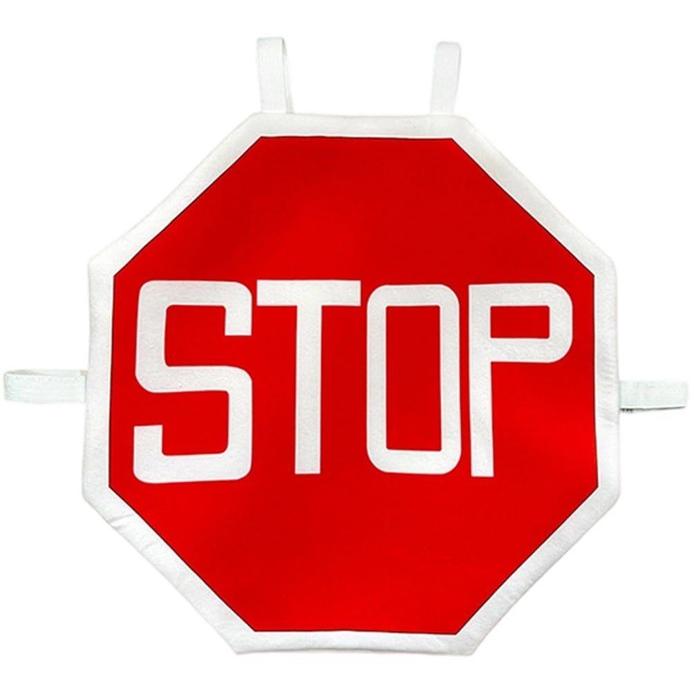 Stoppschild-kostüm, Lustiges Verkehrsschild-Einteiler-kostüm Abnehmbarem Träger Für Karneval, Weihna