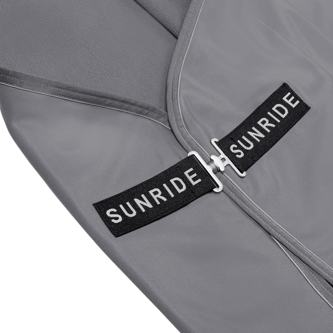 Sunride Abschwitzdecke für Pferde (Boston) aus Softshell mit Fleece - schnelltrocknend, reflektieren
