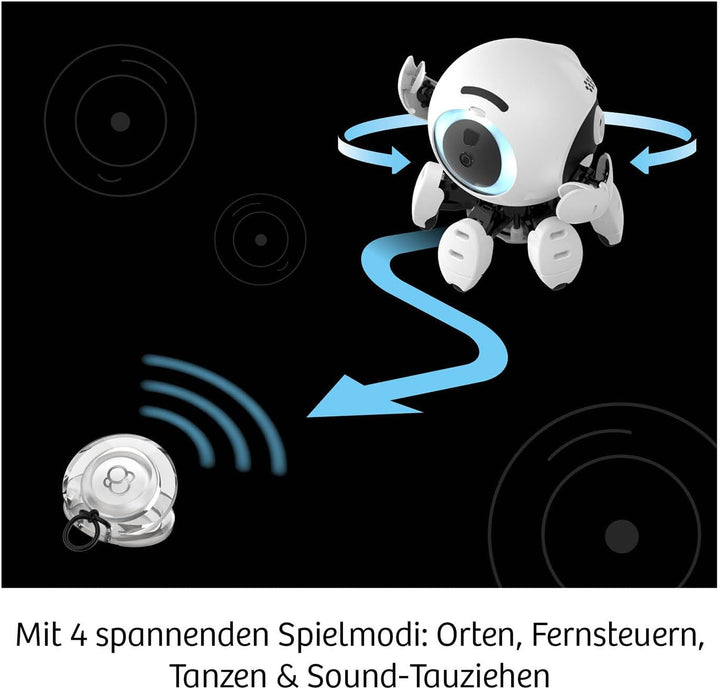 Kosmos 617424 Bitsy - Dein cleverer Robo-Freund, Roboter für Kinder, Steuere Bitsy mit Sound-Klicker