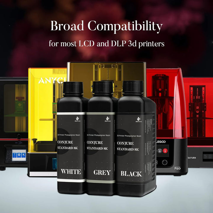 Chitu Systems 1000g Conjure Standard 8K 3D-Drucker-Harz, 405nm UV-härtendes Standard-Photopolymer-Ha