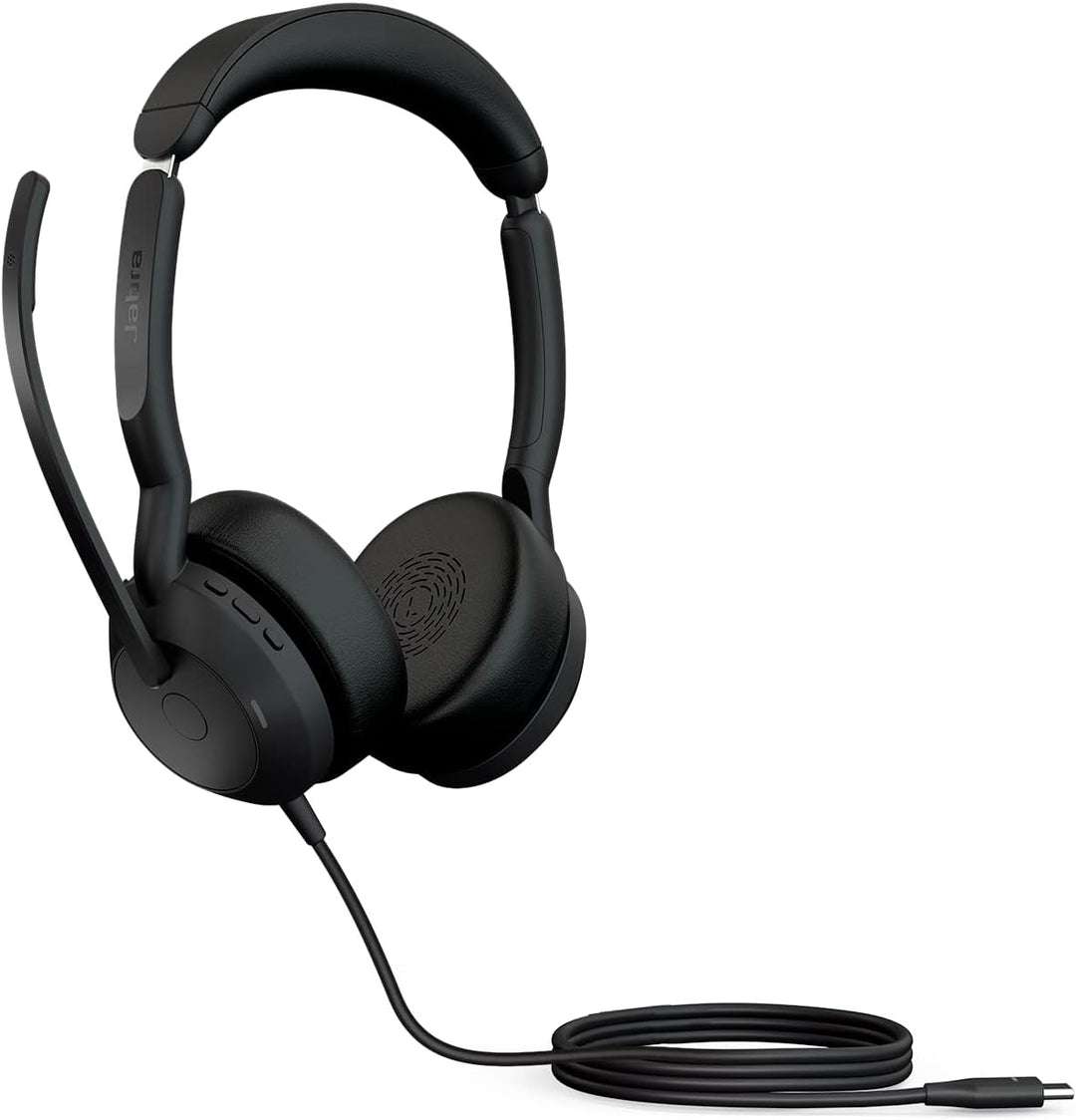 Jabra Evolve2 50 - Kabelgebundenes Stereo-Headset mit Jabra Air Comfort - Mikrofone mit aktiver Gerä