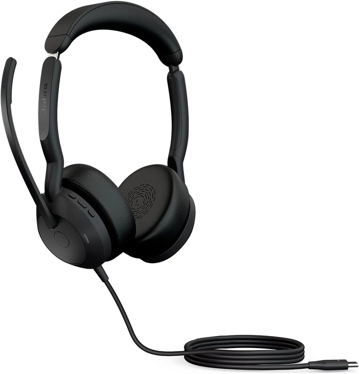 Jabra Evolve2 50 - Kabelgebundenes Stereo-Headset mit Jabra Air Comfort - Mikrofone mit aktiver Gerä
