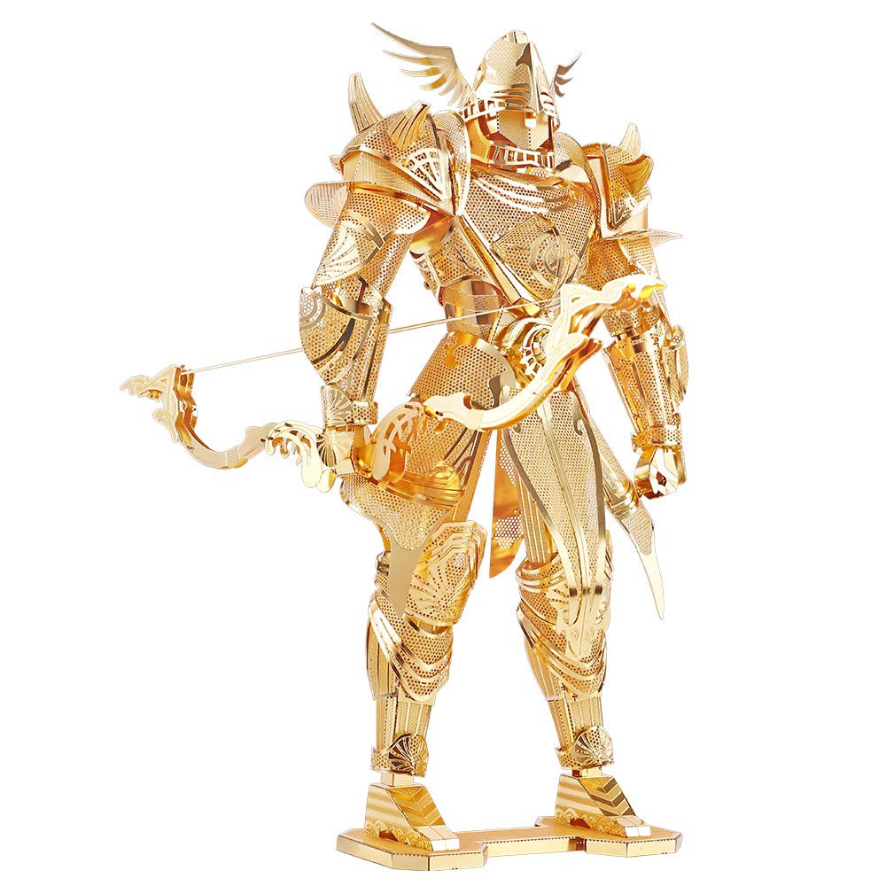 Piececool 3D Puzzle Metall, Mechkrieger Kampfritter für Modellbausatz Erwachsene, 3D-Puzzles zu Baue
