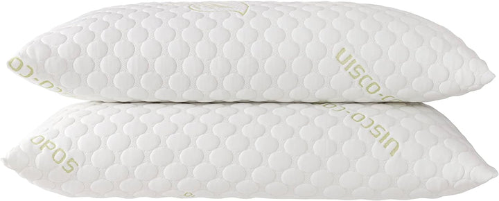 Todocama Kopfkissen, 100% viskoelastisch, Kern aus Stretch-Gewebe, gepolstert und mit Flockenpartike