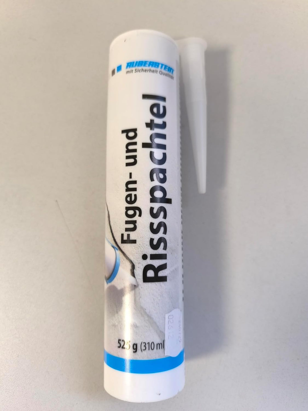 Ruberstein Fugen- und Rissspachtel anthrazit, Karton mit 3 x 310 ml Kartusche, gebrauchsfertig, Mört