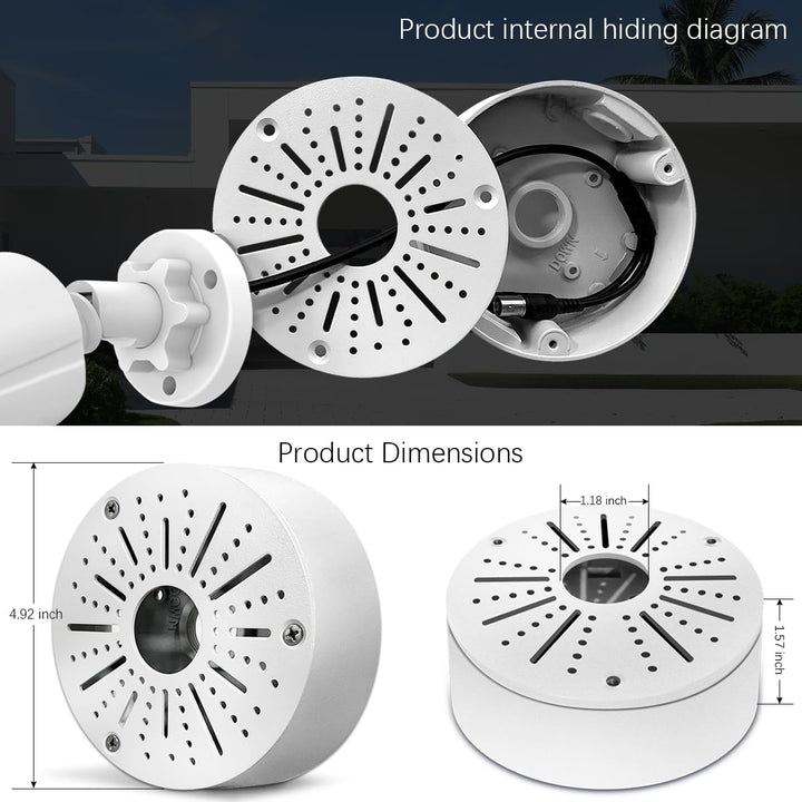 (Anschlussdose für Dome und Bullet Kameras)Abzweigdose für CCTV-Kamera, Outdoor Kamera Anschlussdose