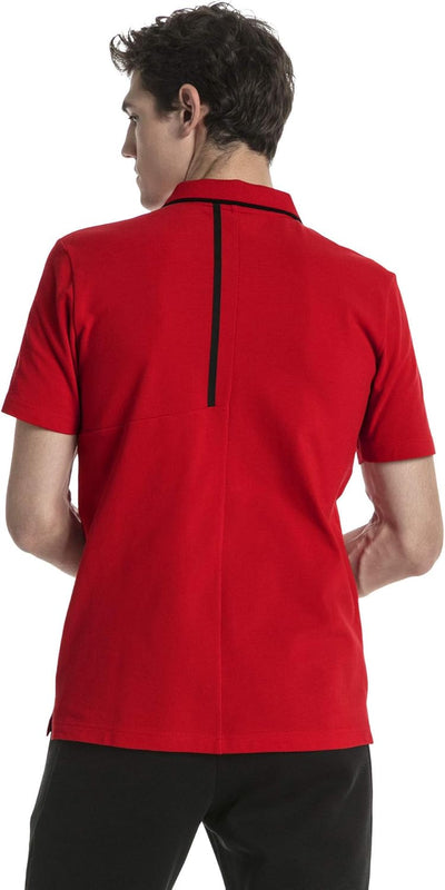 PUMA Ferrari Herren Polo Small 40/42 Rot, Small 40/42 Rot