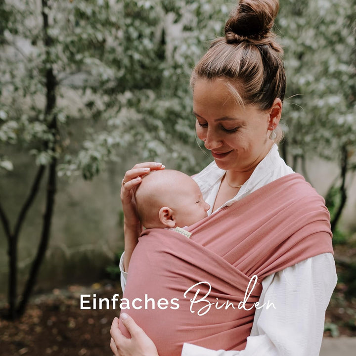 Boba Baby Tragetuch Neugeborene - Elastisches Babytragetuch und Stilltuch für Unterwegs - Einfach zu