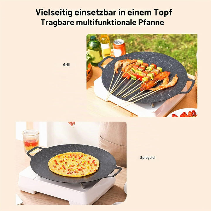 Pyhodi Antihaft-Grillpfanne, Induktionsherd-Grillplatte und Gasherd-Grillplatte, Koreanische BBQ-Gri