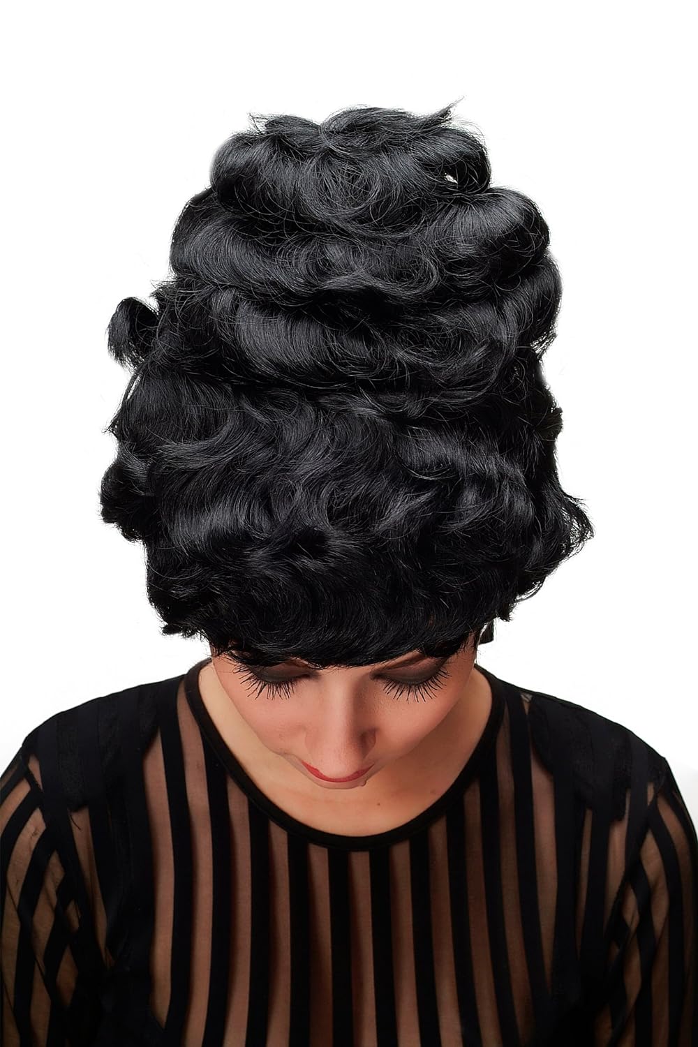 WIG ME UP - L.COLONIAL.Lady-1 Damenperücke Qualitätsperücke Perücke Barock Kolonial Turmfrisur Beehi