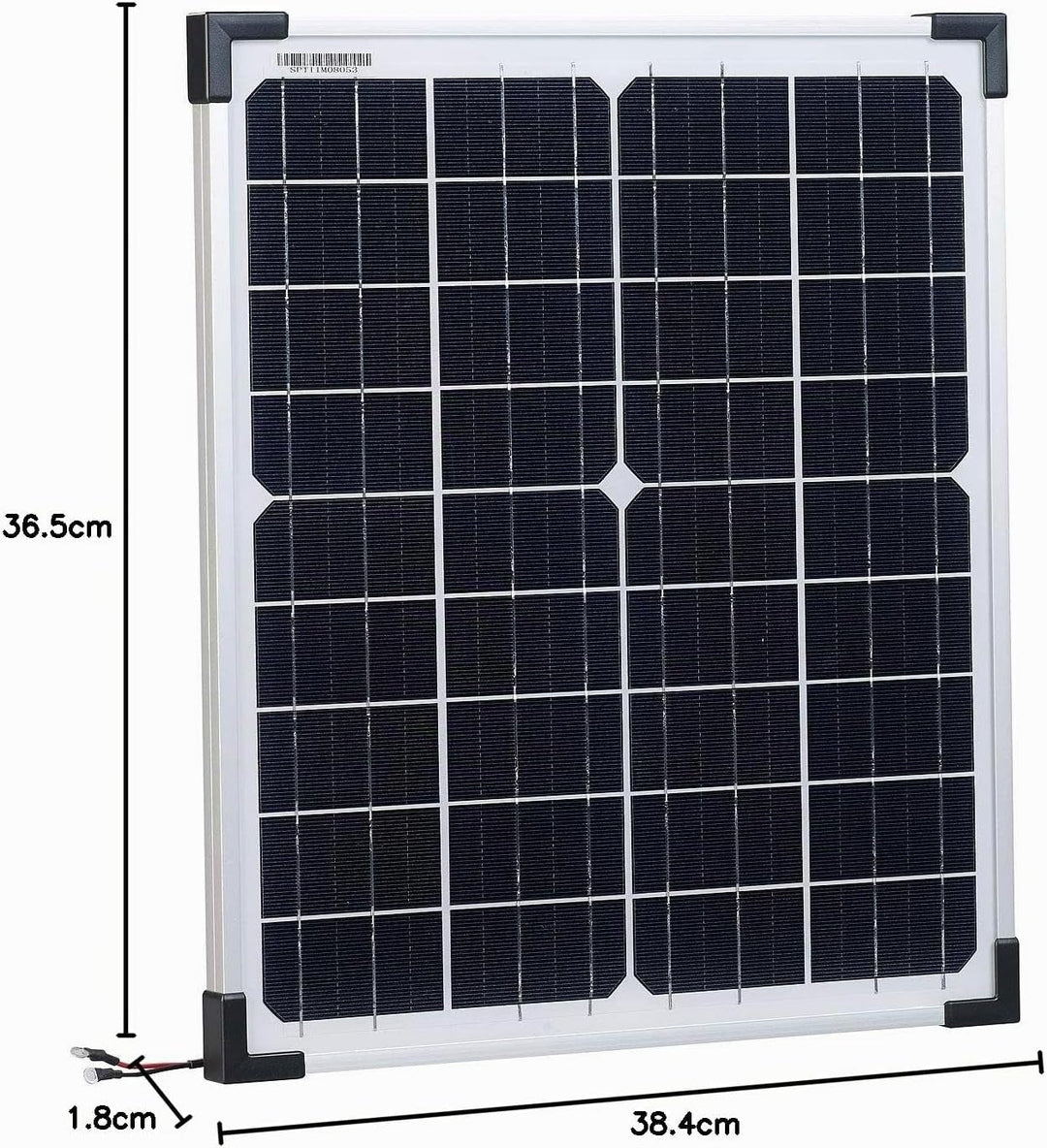 revolt Mobiles Solarmodul: Mobiles Solarpanel mit monokristallinen Solarzellen, 20 Watt (Solarplatte
