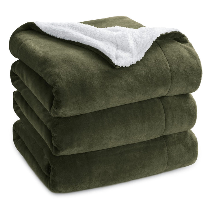 BEDSURE Kuscheldecke - Warm Sherpa Wolldecke & Sofadecke, Flauschig Sofaüberwurf Decke, Dicke Couchd